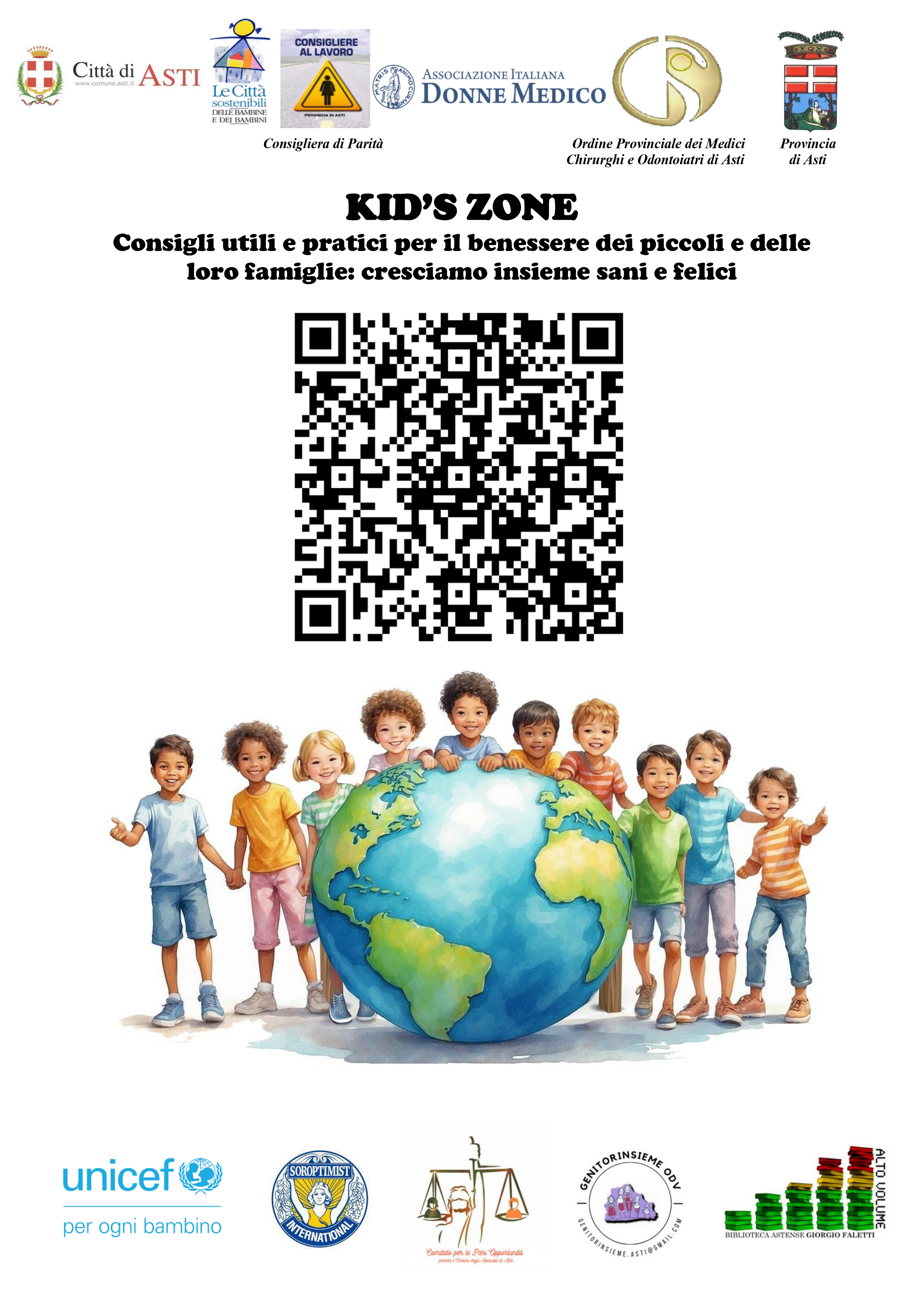 Clicca per accedere all'articolo KID'S ZONE - Consigli utili e pratici per il benessere dei piccoli e delle loro famiglie: cresciamo insieme sani e felici